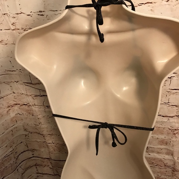 Old Navy Bikini top gold details on string - Picture 4 of 6